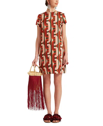 La Doublej Mini Swing Dress In Red