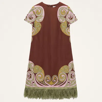La Doublej Mini Swing Dress In Multi