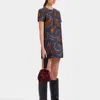 La Doublej Mini Swing Dress In Montecarlo Blue