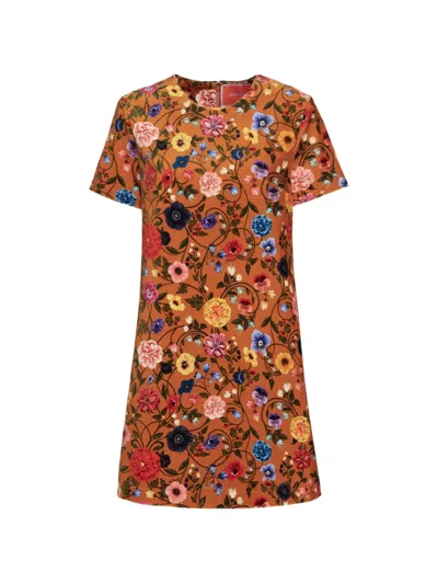 La Doublej Mini Swing Dress In Multi