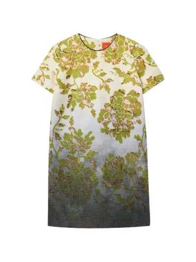 La Doublej Mini Swing Dress In Multi