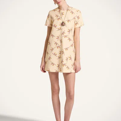 La Doublej Mini Swing Dress In Nude