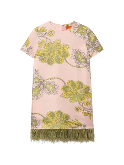La Doublej Mini Swing Dress In Pink