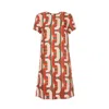 La Doublej Sporty Swing Dress In Prometheus Pale Pink