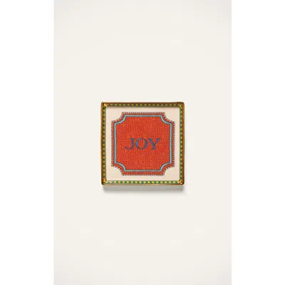La Doublej Mini Tray Joy Coral In White