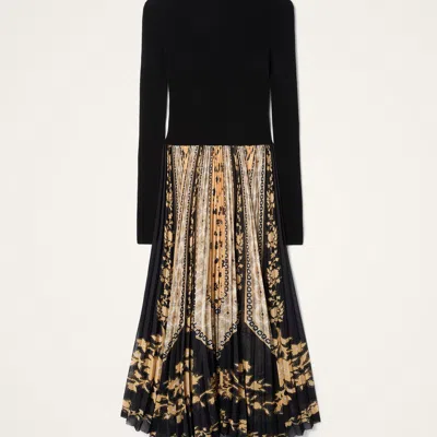 La Doublej Moondance Knit Dress In Black