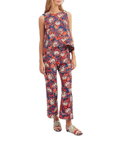 LA DOUBLEJ LA DOUBLEJ HENDRIX PANTS MOONFLOWER NAVY