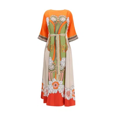 La Doublej Multicolor Silk Casual Dress