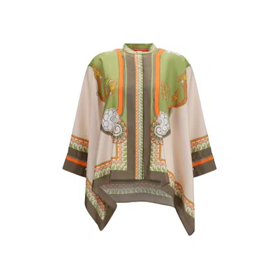La Doublej Multicolor Silk Shirt