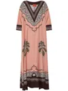La Doublej Muumuu Dress By La Double J In Pink