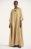 La Doublej Muumuu Dress Round Neck Caper Pink In Pink