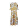 La Doublej Muumuu Dress Round Neck In Tangle
