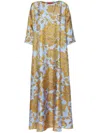 LA DOUBLEJ `MUUMUU` ROUND-NECK DRESS