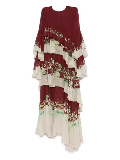 La Doublej Naiad Floral-print Dress