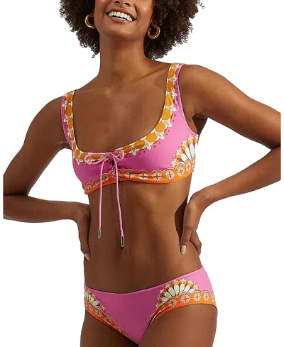 LA DOUBLEJ LA DOUBLEJ SUNSET BIKINI TOP (PLACEE) NAPOLI PLATES PLACEE PINK