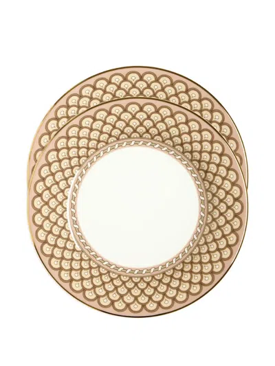 LA DOUBLEJ NAPOLI-PRINT DESSERT PLATE (SET OF TWO)