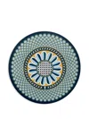 La Doublej Disk Placemats Set Of 2 In Blue
