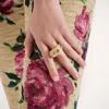 La Doublej Nefertiti Ring In Solid Cream