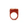La Doublej Nefertiti Ring In Solid Pink