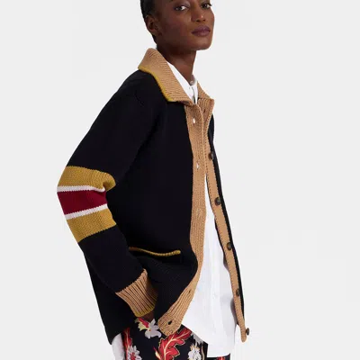 La Doublej No Fuss Cardigan In Solid Black