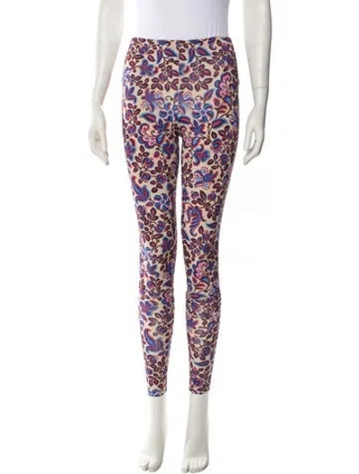 Pre-owned La Doublej Nylon Floral Print Pajamas In Multi