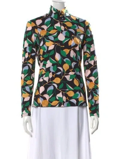 Pre-owned La Doublej Nylon Printed Top In Multi