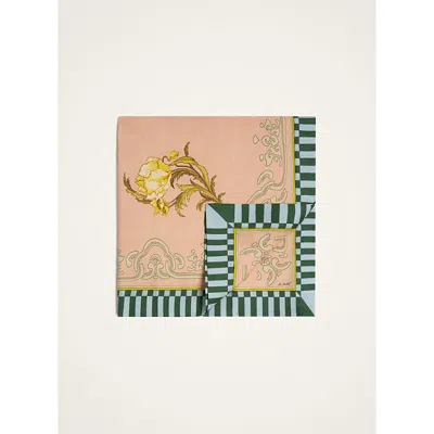 La Doublej Nymph Bloom Tablecloth, 170 X 270 In Brown