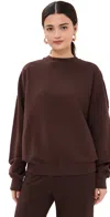 La Doublej Off Court Sweatshirt Solid In Solid