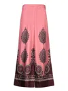 La Doublej Silk Wide-leg Pull-on Palazzo Pants In Pink