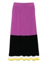 Shop La Doublej Organetto Skirt In Purple