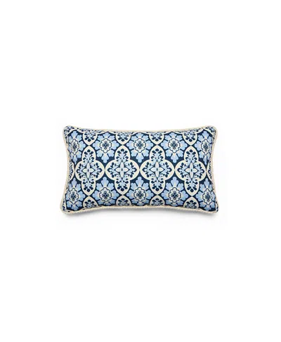 La Doublej Outdoor Cushion (30x50) In Blue