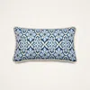 La Doublej Printed Cushion In Palazzo Blue