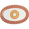 La Doublej Oval Platter In Multicolor