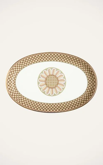 La Doublej Oval Platter In Odysseus Dusty Pink