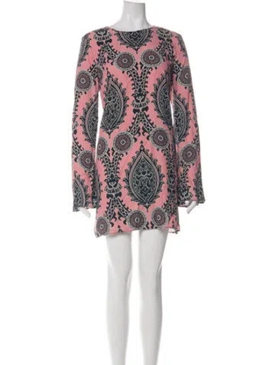 Pre-owned La Doublej Paisley Print Mini Dress W/ Tags In Multicolor