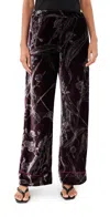 La Doublej Pajama Pants Bamboo In Green