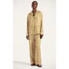 La Doublej Pajama Pants Caper Pink In Brown