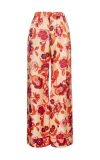 La Doublej Floral-print Pajama Trousers In Neutrals