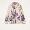La Doublej Pajama Shirt In Iris Ivory