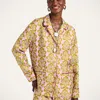 La Doublej Printed Pajama Shirt In Pink