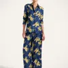 La Doublej Palazzo Pants In Blue