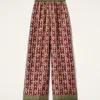 La Doublej Palazzo Pants In Eclipse Placée Yellow