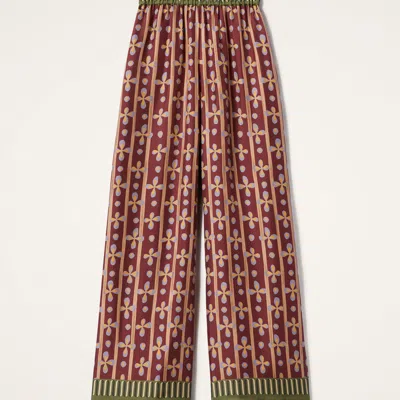La Doublej Palazzo Pants In Eclipse Placée Yellow