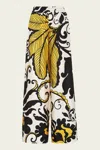 La Doublej Marea-print Palazzo Trousers