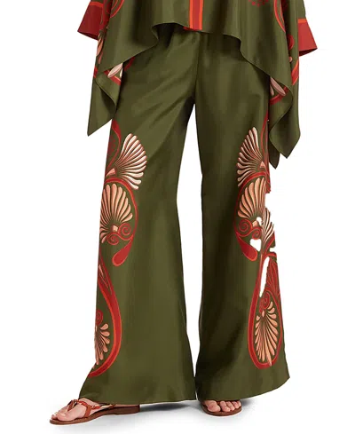 La Doublej Palazzo Pants Kerylos Placee In Green