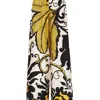 La Doublej Marea-print Palazzo Trousers In Marea Black & White