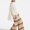 La Doublej Palazzo Pants In Mezzaluna Chocolate