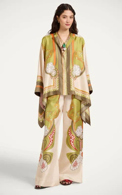 La Doublej Palazzo Pants In Multi