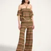 La Doublej Palazzo Pants In Pattern