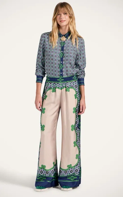 LA DOUBLEJ LA DOUBLEJ PALAZZO PANTS PLACÉE